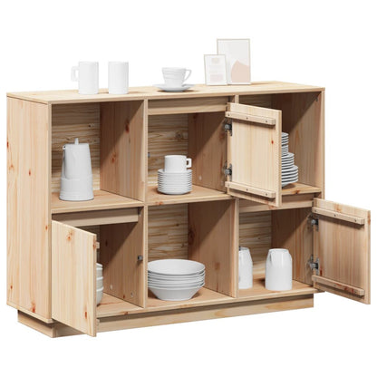 Dressoir – Sideboard – Opbergkast – Ladekast – Opbergmeubel – Massief Grenenhout – Inclusief Opbergboxen 110,5x35x80 cm