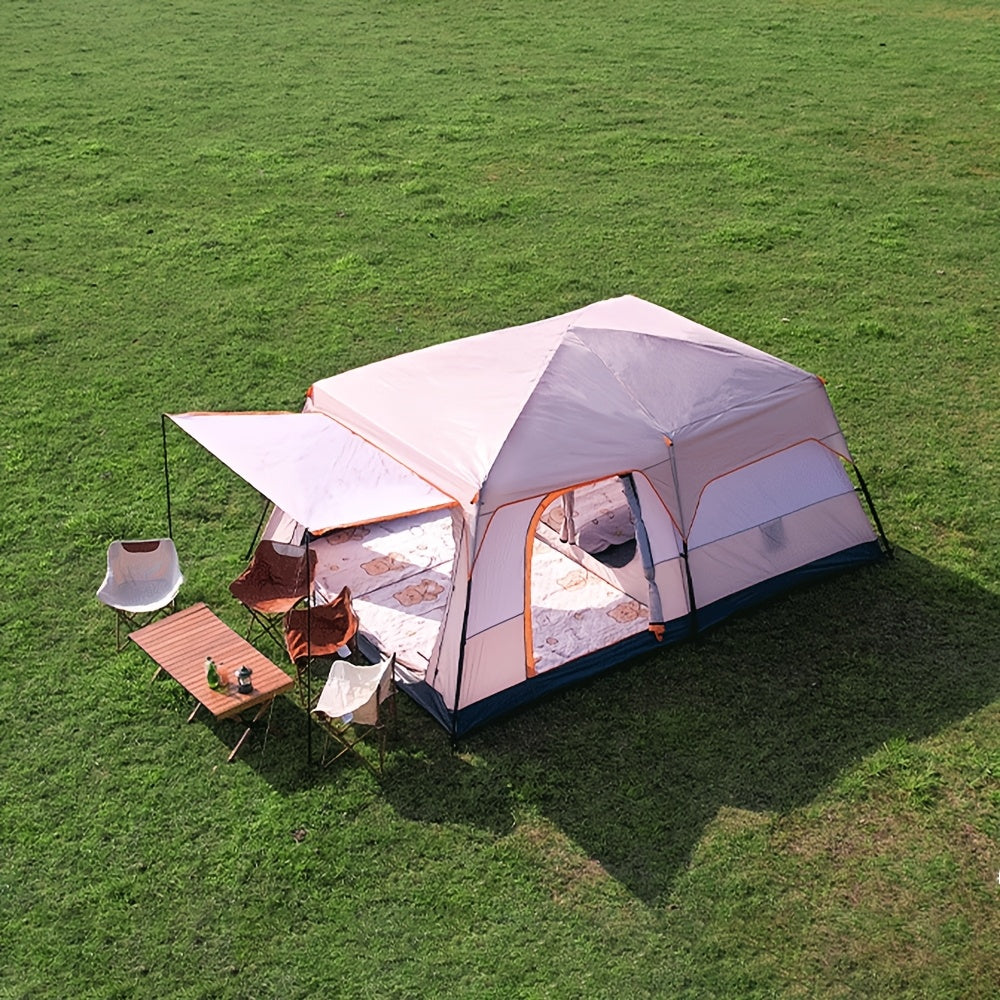 Tent – Kampeertent – Familietent – Tunneltent – Outdoor Tent – 8-12 Personen – Lichtgewicht & Waterdicht Polyester 4500 mm