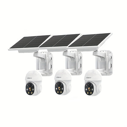 Beveiligingscamera – Camerabewaking – Buitencamera – Bewakingscamera – Draadloze Camera – 1080P Full HD – Zonne-energie Met Menselijke Detectie – Kleurennachtzicht Met Tweeweg Audio