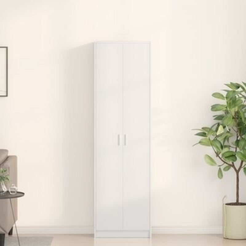 Moderne Witte Kledingkast – Opbergkast – Garderobekast – Kleerkast – Dressoirkast – 3,2+ Kubieke Voet – Duurzaam MDF Hout – Eenvoudige Montage
