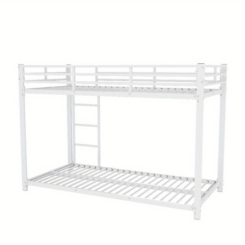Metalen Stapelbed – Stapelbed – Bunk Bed – Metalen Bedden – 90x200 Cm – Stevig Metaal – Klassiek Wit