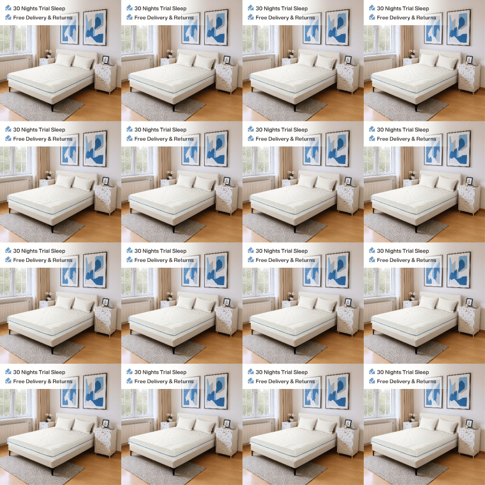 Koudschuim Matras – Traagschuim Matras – Eenpersoons Matras – 7-Zones Matras – Medium Stevig Matras – 90 x 200 cm – 20 cm Hoogte – Ergonomische Ondersteuning – Ademend Polyester Hoesje