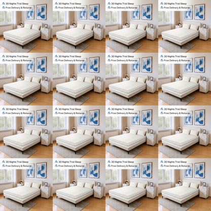 Koudschuim Matras – Traagschuim Matras – Eenpersoons Matras – 7-Zones Matras – Medium Stevig Matras – 90 x 200 cm – 20 cm Hoogte – Ergonomische Ondersteuning – Ademend Polyester Hoesje