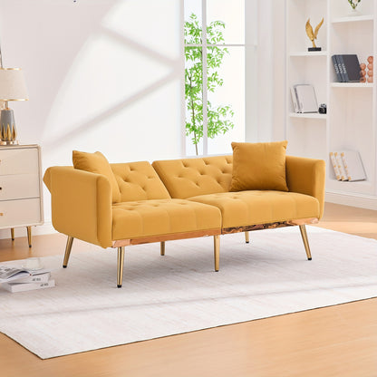 Multifunctionele Slaapbank – Slaapbank – Bedbank – Loungesofa – Modulair Bankstel – Grijs – Wisselbare Chaise Lounge – Opbergruimte Onder Zitting – Bamboe Frame