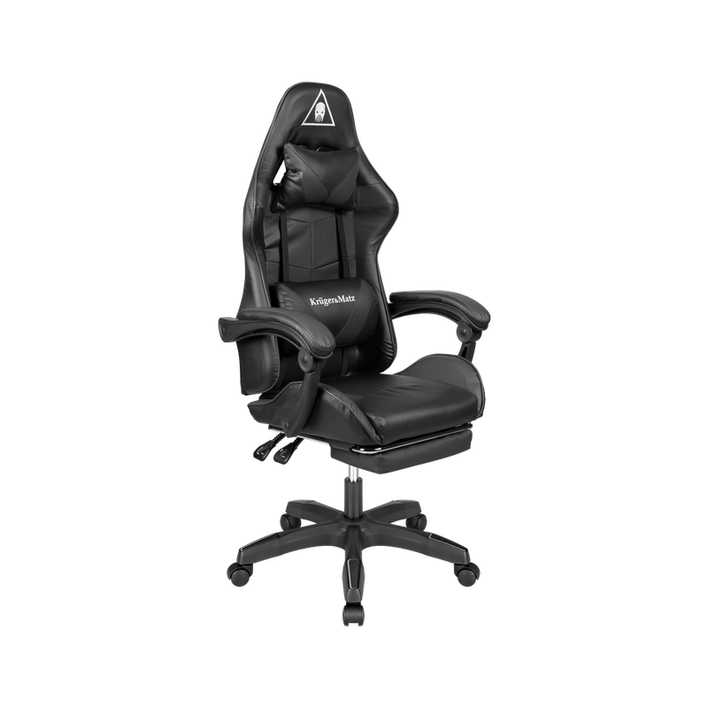 Gamingstoel – Gamestoel – Gaming Chair – Game Stoel – Bureaustoel – Verstelbare Rugleuning 145° – Voetsteun Met Massagefunctie - Zwart