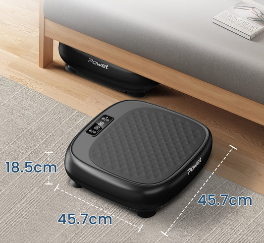 Trilplaat – Vibratieplaat – Powerplate – Vibratietrainer – Fitnessplatform – Compact Mini Formaat – Stevig IJzeren Materiaal – Draagkracht Tot 100 kg