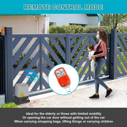 Deuropener elektrisch – Elektrische schuifdeur opener – Automatische deuropener – Garage poort opener – Schuifdeur motor – 550W krachtig motor – Bedienbaar via app en afstandsbediening