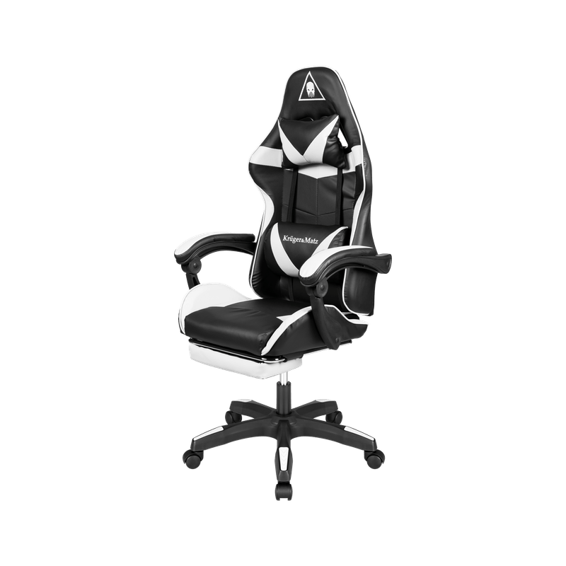 Gamingstoel – Gamestoel – Gaming Chair – Game Stoel – Bureaustoel – Draaibaar – Verstelbare Rugleuning tot 145° – Met Voetensteun en Massagefunctie