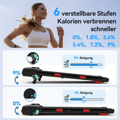 Loopband – Walking Pad – Homeloopband – Thuisfitness – Fitnessapparaat – Compact Ontwerp – Dubbelzijdige Demping – Afstandsbediening & App