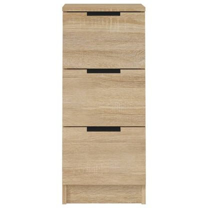 Sideboards 2pcs Sonoma Oak 30x30x70cm Engineered Wood