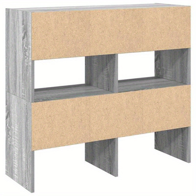 Shoe Racks 2pcs Stackable 89.5X30X40 Cm Gray Sonoma Oak