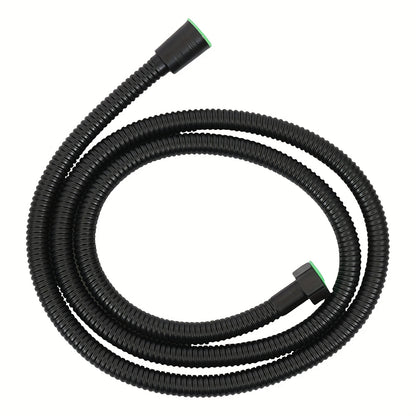 Regendouche Set – Douchekop – Handdouche – Badkamerkraan – Wandmontage – Zwart Mat – 30x30 cm Hoofddouche – Temperatuurregeling 0-90°C