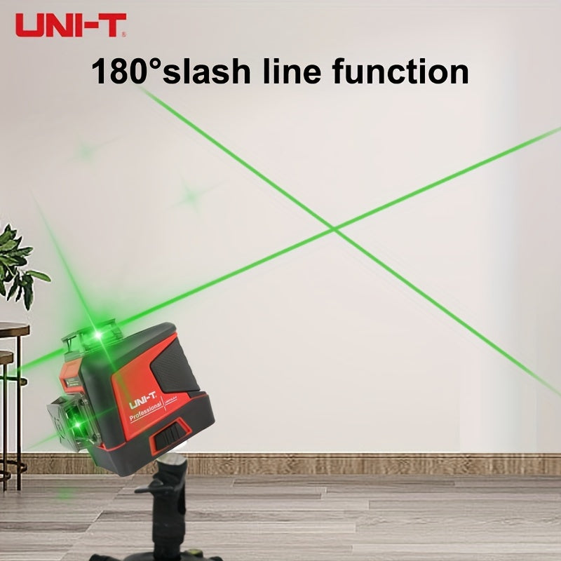 Laserwaterpas – Kruislijnlaser – Lijnlaser – Bouwlaser – Zelfnivellerend – Groene Laser 12 Lijnen – USB-C Oplaadbaar 5200mAh