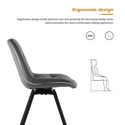 Eetkamerstoelen – Stoelen – Kuipstoelen – Bureaustoelen – Design Stoelen – Draaibaar 360° – Ergonomisch Met Fluwelen Bekleding