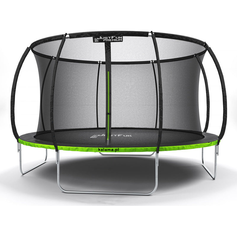 Trampoline – Springkussen – Buitenspeeltoestel – Speelmat – Veiligheidsnet – 12 Voet (374 cm) – Max. Belastbaar 300 kg – Water- en UV-bestendig