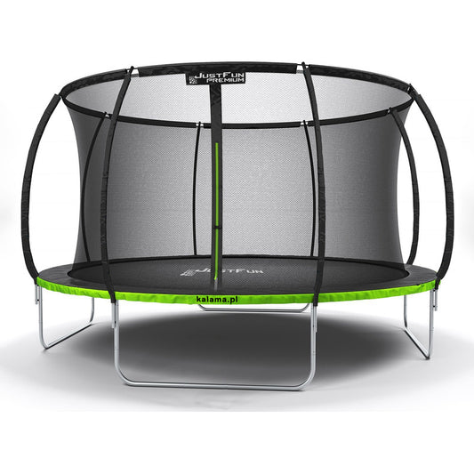 Trampoline – Springkussen – Buitenspeeltoestel – Speelmat – Veiligheidsnet – 12 Voet (374 cm) – Max. Belastbaar 300 kg – Water- en UV-bestendig
