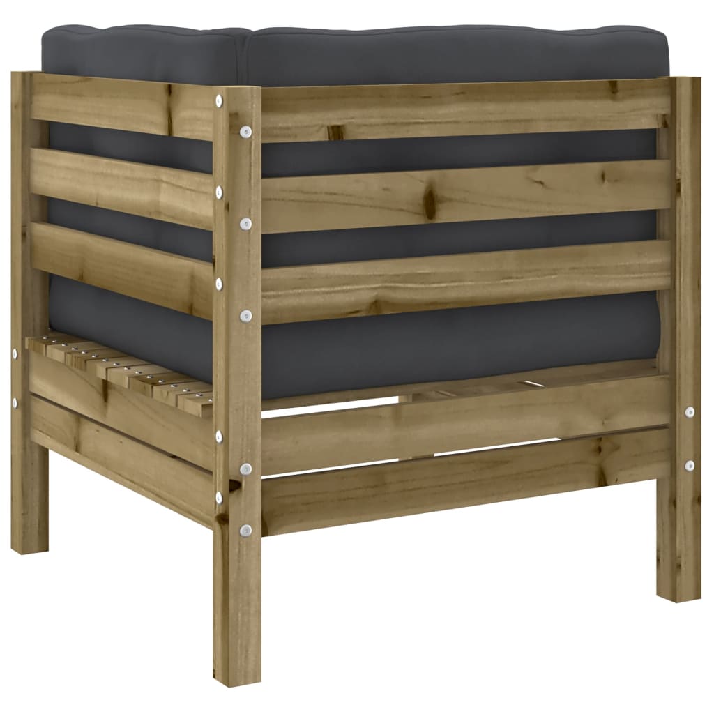 Loungeset – Loungesets – Tuinset – Tuinmeubelset – Zitgroep – Impregneerd Dennenhout – Modulair & Weerbestendig