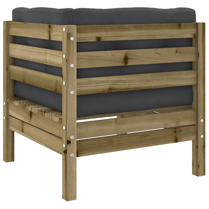 Loungeset – Loungesets – Tuinset – Tuinmeubelset – Zitgroep – Impregneerd Dennenhout – Modulair & Weerbestendig