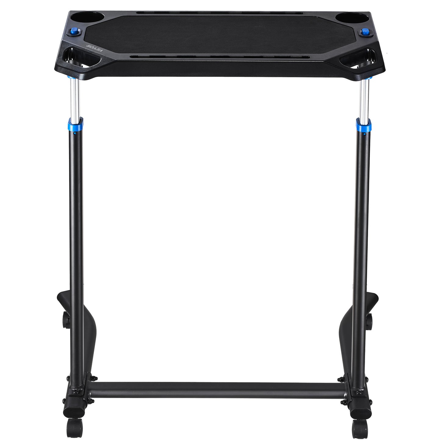 Fiets Bureau – Fiets Tafel – Hometrainer Tafel – Trainingsbureau – Fiets Trainer Desk – Verstelbaar 80-113,5 cm – Draaggewicht Tot 20 kg – Mobiel Met Remmen
