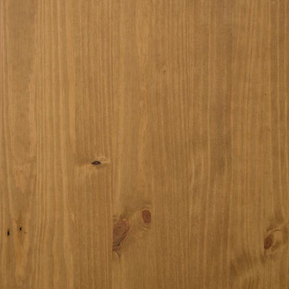 Sideboard with glass doors FLAM 80x40x80cm solid pine wood