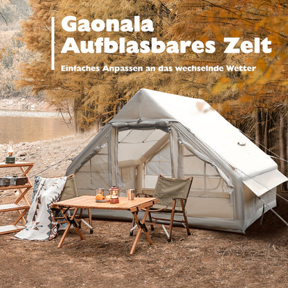Opblaasbare Tent – Lucht Tent – Inflatable Shelter – Kampeertent – Tent Met Schoorsteen – Snelle Inflatie – Stevig PVC Frame 3x2m