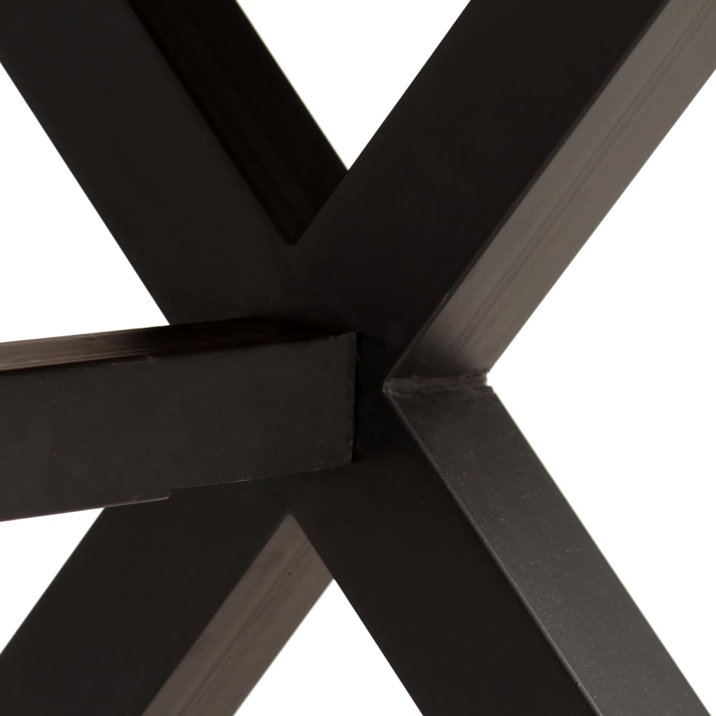 Eettafelset – Eetkamerset – Keukentafelset – Zitgroep – Tafel en Stoelen – Massief Acacia- en Mangohout – Set Van 1 Tafel + 6 Stoelen – Robuust & Handgemaakt