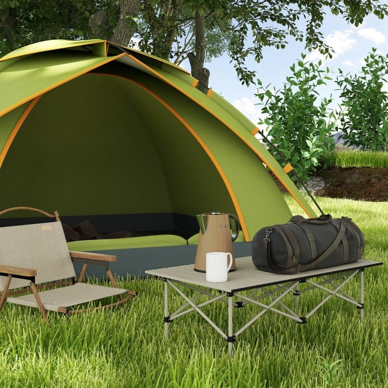 Campingtafel – Klaptafel – Vouwtafel – Kampeertafel – Tuintafel – Verstelbare Hoogte – Lichtgewicht Aluminium Frame