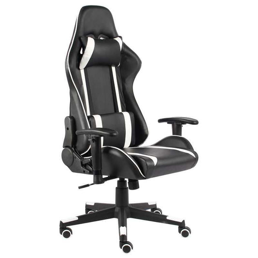 Gaming Stoel – Bureau Stoel – Gamestoel – Werkstoel – Witte Kleur – Ergonomisch Ontwerp – Verstelbare Zit- En Armleuning