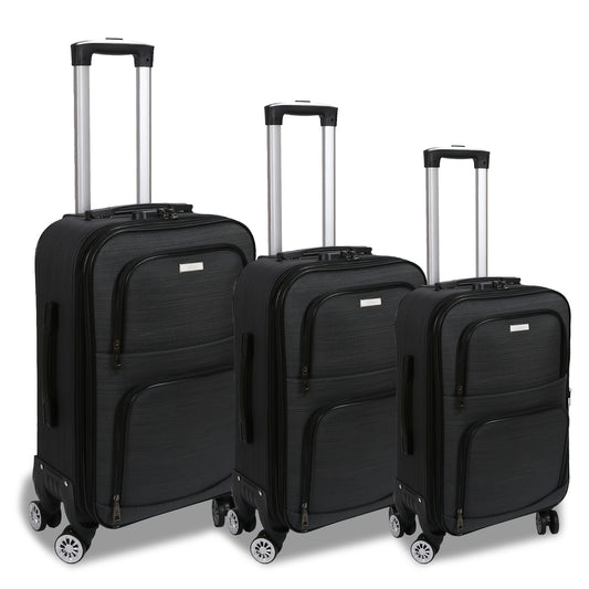 Kofferset – Reiskoffer Set – Trolley Bagage – Handbagage – Reisbagage – Oxford Stof – 3-delig (20/24/28 inch) – Lichtgewicht & Geruisloze Spinnerwielen