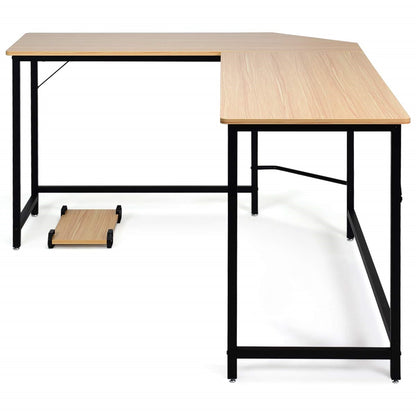 Hoekbureau – L-vormig Bureau – Gamestoel Bureau – Computerbureau – Office Bureau – Ruim Werkoppervlak 168x125 cm – Hoogwaardig MDF Met Stabiel Metalen Frame