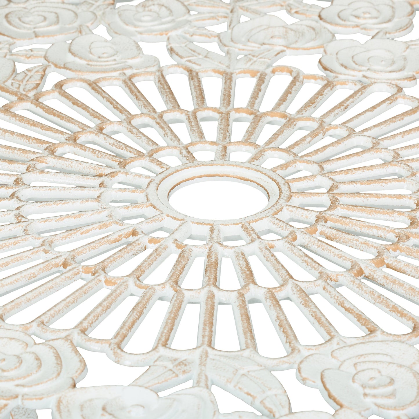3pcs Garden Furniture Set in White/ Bronze