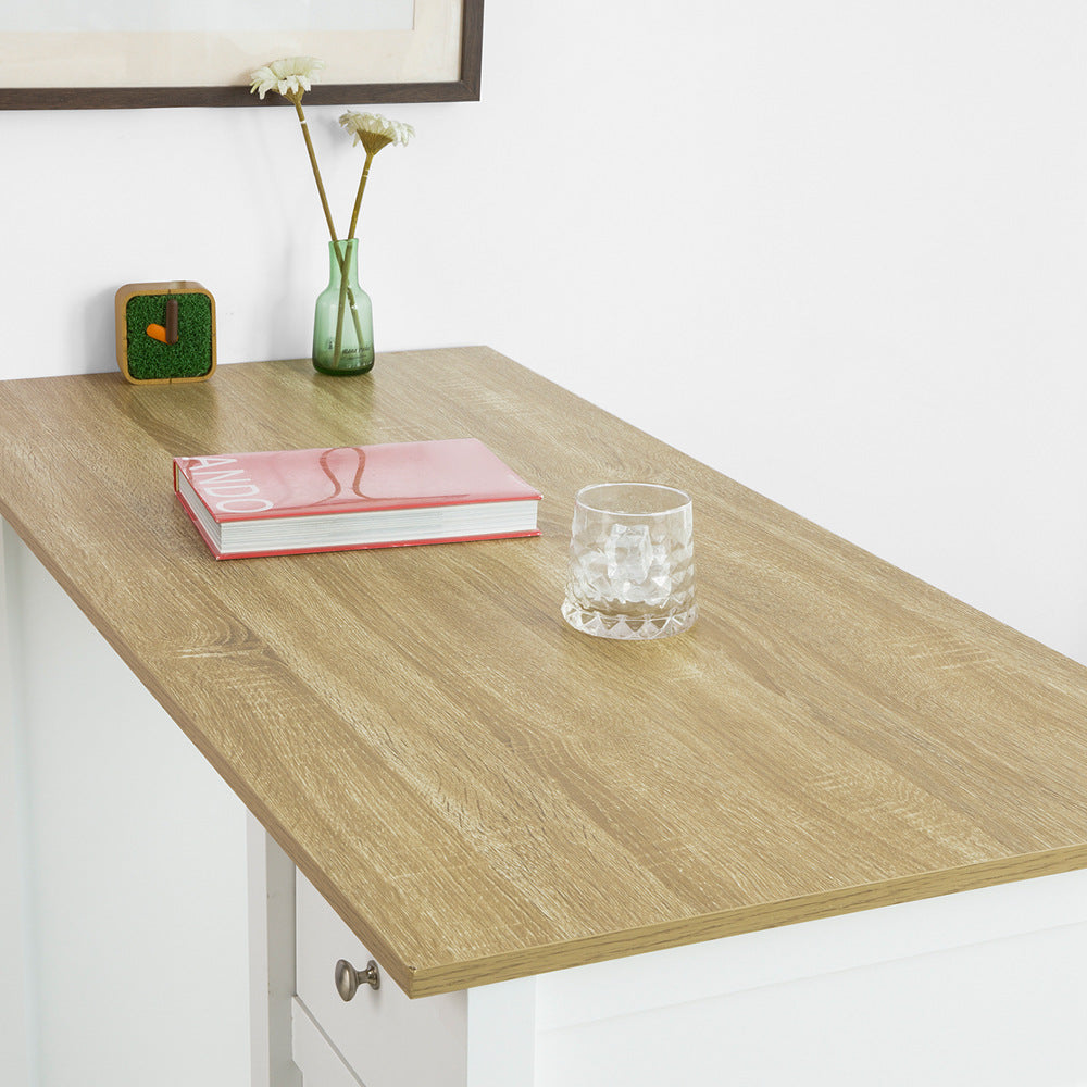 Hoge Bartafel – Barkruktafel – Keukentafel – Bartafel Met Opbergruimte – Witte Bartafel – MDF Met Melamine Coating – Afmetingen 120x55x90 cm