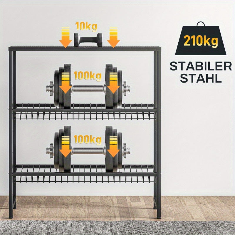 Flessenrek – Drankenkast – Krattenrek – Opbergrek – Flessenhouder – Vrijstaand Metalen Rek – Verstelbare Hoogte – Antislip Leggers – 103 x 33 x 113,5 cm – Stevig Staal