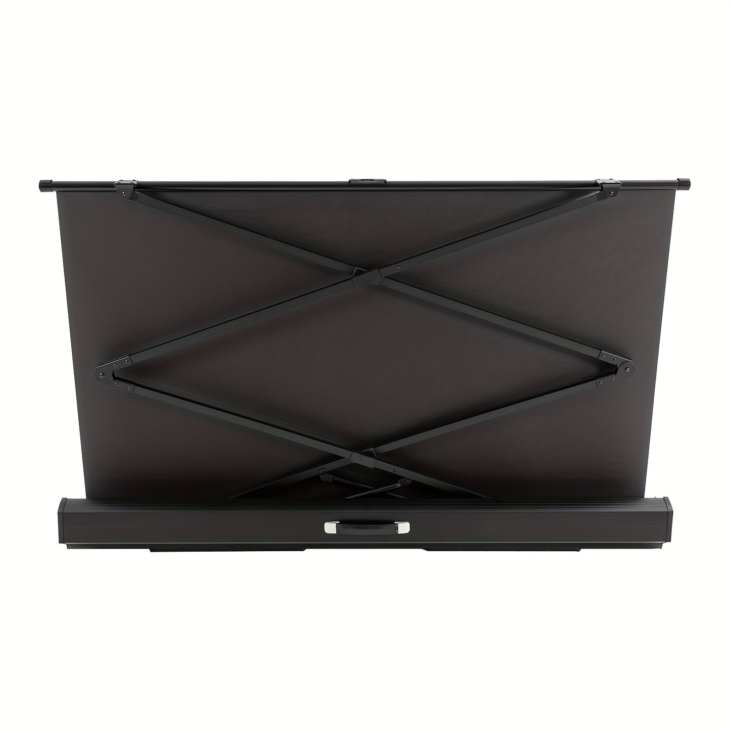 Projectiescherm – Beamerscherm – Projectiedoek – Draagbaar Scherm – Vloerprojectiescherm – 80 Inch – Aluminium Frame & 1.2 Gain