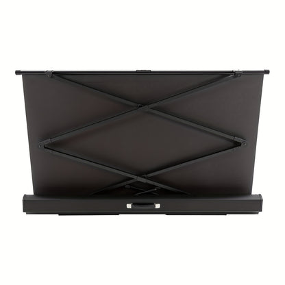 Projectiescherm – Beamerscherm – Projectiedoek – Draagbaar Scherm – Vloerprojectiescherm – 80 Inch – Aluminium Frame & 1.2 Gain