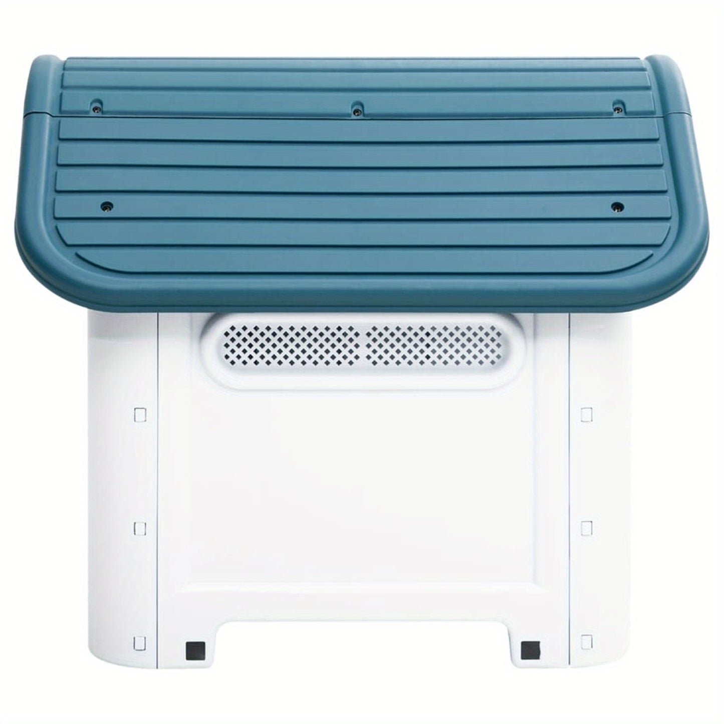 Hondenkennel – Hondenhok – Hondenkooi – Hondenkorf – Grote Hondenren – Ruim 59x75x66 cm – Weerbestendig Polypropyleen Blauw
