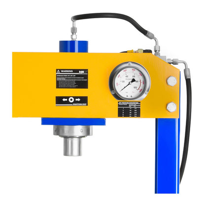 Hydraulische Werkplaatspers – Pneumatische Pers – Werkplaats Pers – Metaal Pers – Machinepers – 50 Ton Kracht – Verstelbare Werkhoogte 60-1100 mm