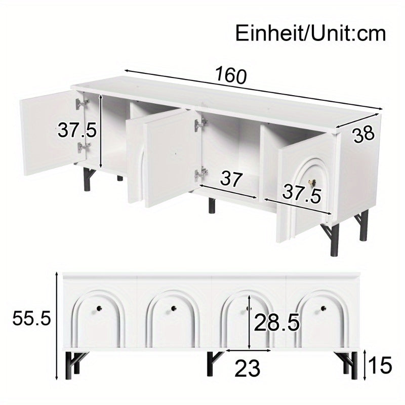 Hoogslaper – Stapelbed – Bed met Bureau – Kinderbed – Studentenbed – Met Opbergruimte – Stabiel Metaalframe – 140x200 cm Grijs