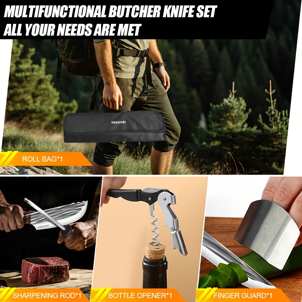 14pcs Set Kitchenware Knife Series, Super Sharp German Stainless Steel, Perfectly Balanced, Dishwasher Safe, Suitable for Cutting Meat, Vegetables, Etc., Very Suitable for Home And Kitchen Use, Perfect Gift Gift, Kitchen Knif