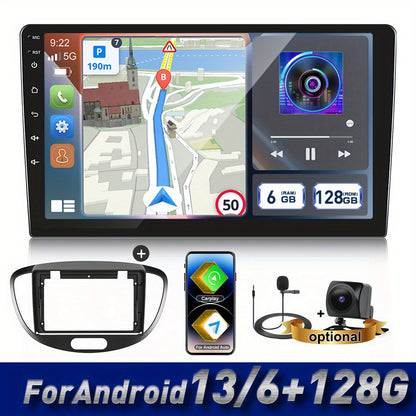Autoradio MP5 Speler – Car Multimedia Systeem – Auto Navigatie Scherm – Touchscreen Radio – 9 Inch HD Display – Draadloze CarPlay & Android Auto – 6GB RAM 128GB Opslag