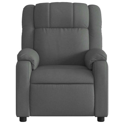 Elektrische Relaxfauteuil – Relaxstoel – Loungefauteuil – Elektrische Stoel – Massagefauteuil – Donkergrijs – 6 Massagepunten – Elektrische Verstelling 135°