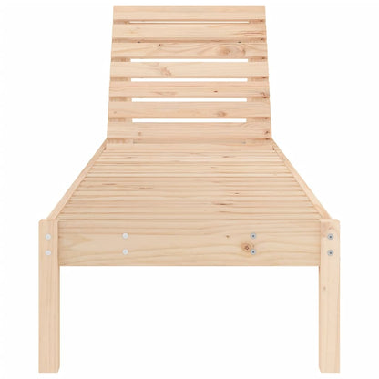 Houten Ligstoel – Houten Loungestoel – Buitenstoel – Tuinstoel – Verstelbare Rugleuning – Massief Vurenhout