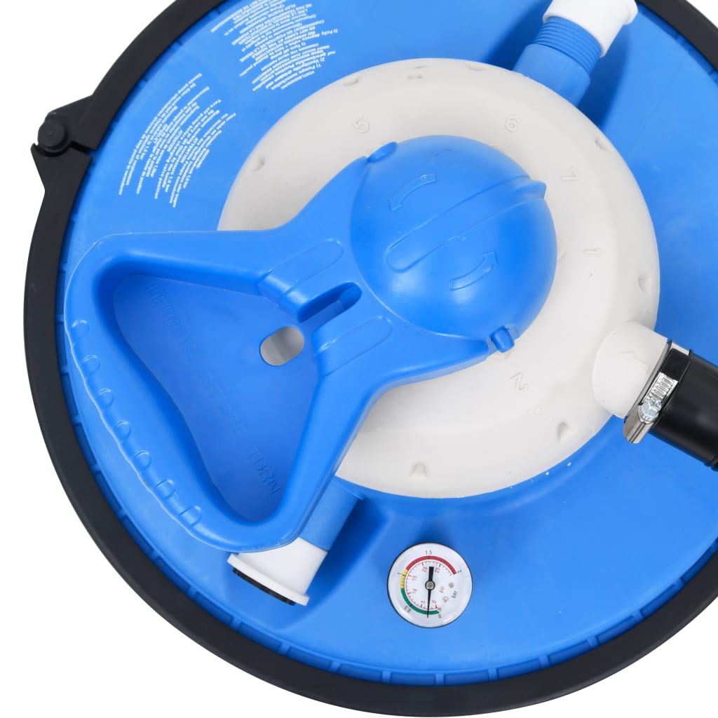 Zandfilterpomp – Filterpomp – Zwembadpomp – Spa Pomp – Zandfiltersysteem – 200 Watt Vermogen – 25 Liter Zandtank