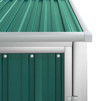 Tuinhuisje – Tuinschuur – Tuinberging – Gereedschapsschuur – Tuinkast – Groen – Duurzaam Gegalvaniseerd Staal – Compact 88x89x161 cm