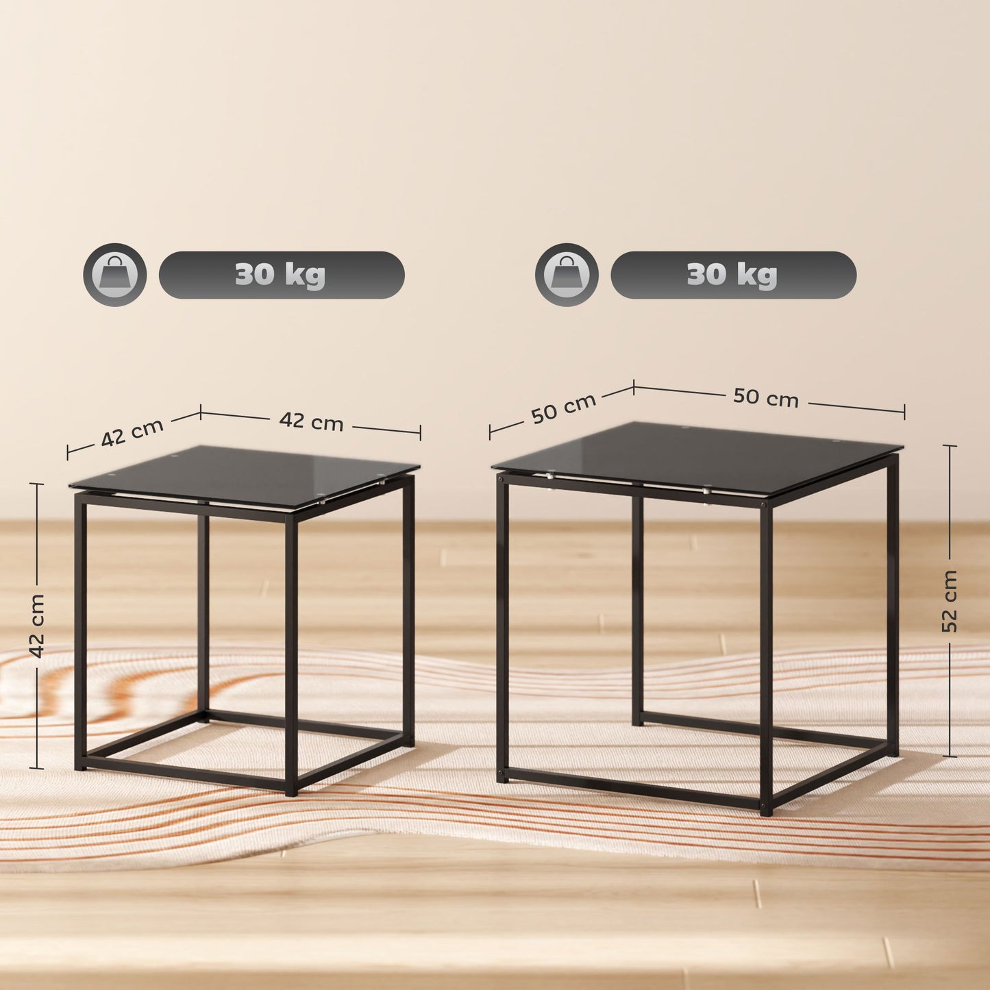 Bistro Set – Tuinset – Balkonset – Terrasmeubilair – Buitenmeubels – Donkergrijs – Weerbestendig Rattan – Compact Formaat 65x63x80 cm