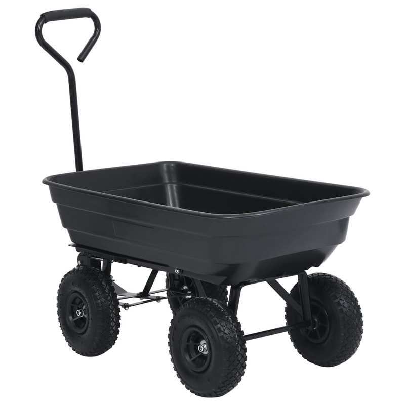 Kruiwagen – Tuinkar – Bouwkar – Zwaar Transport – Tuinwagen – Metalen Frame – 300 kg Draagvermogen – 4 All-Terrain Wielen – Ergonomisch Handvat – Robuust & Onderhoudsvrij