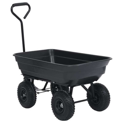 Kruiwagen – Tuinkar – Bouwkar – Zwaar Transport – Tuinwagen – Metalen Frame – 300 kg Draagvermogen – 4 All-Terrain Wielen – Ergonomisch Handvat – Robuust & Onderhoudsvrij