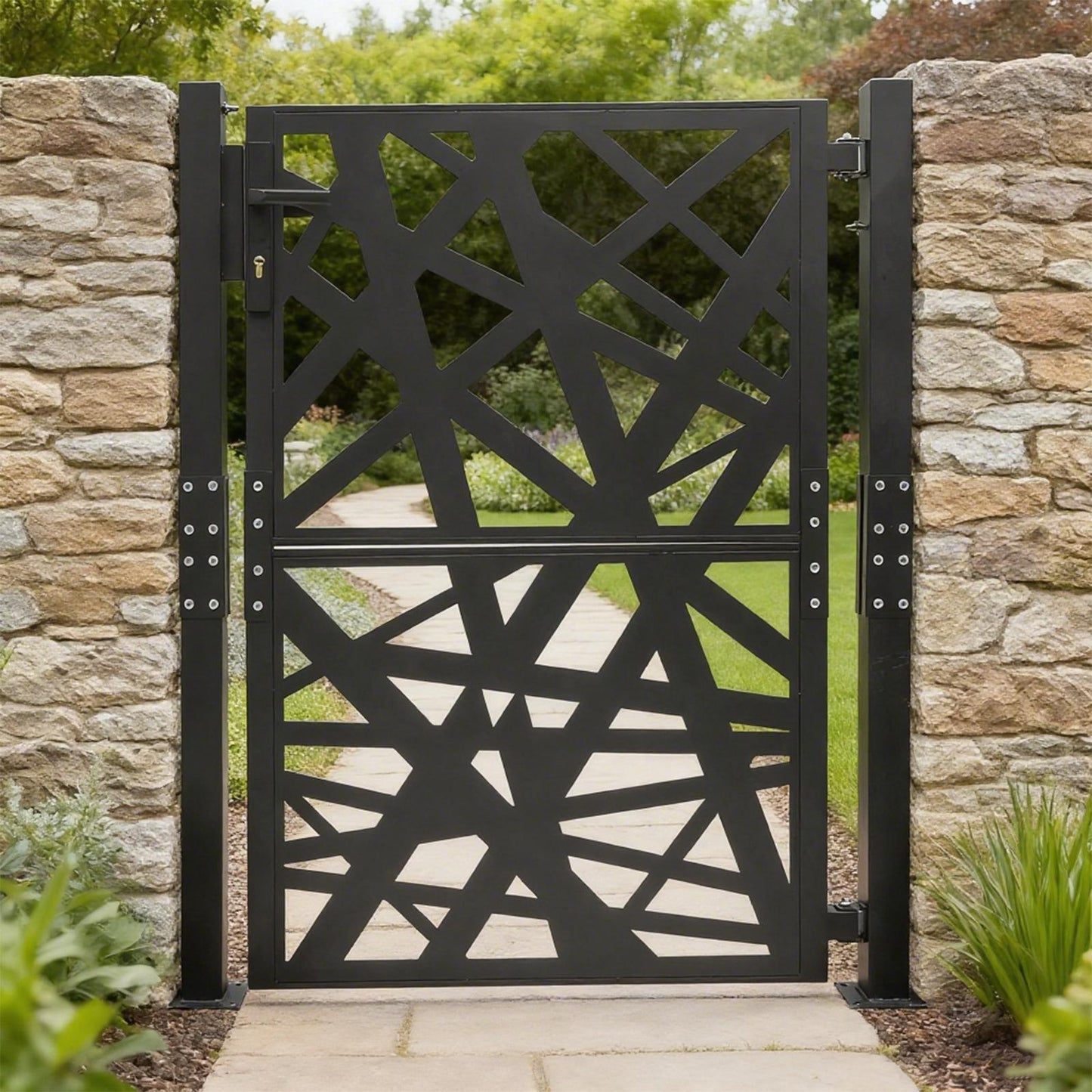 Garden Gate, Outdoor Garden Entrance Gate, Garden Metal Gate