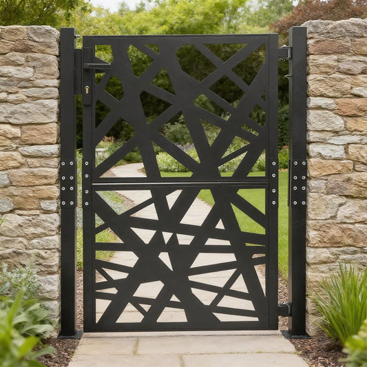 Garden Gate, Outdoor Garden Entrance Gate, Garden Metal Gate