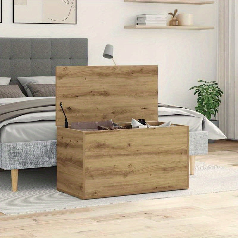Opbergbox – Opbergkist – Berging – Tuinkist – Houten Opbergbox – Flip-Top Deksel – Duurzaam Hout – 84x42x46 cm